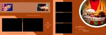Classic Wedding Album 12x36 PSD for Karizma – Gold Frame