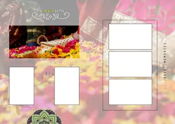 Classic Wedding Photo Album 17x24 PSD with Glitter Accents