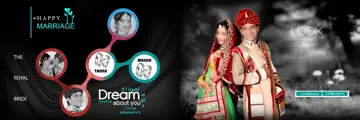 Dreamy Album 12x36 PSD for Muslim Wedding – Rose Petals