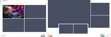 Dreamy & Minimal Wedding Album 12x36 PSD with Bokeh Lights
