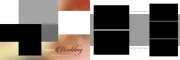 Dreamy & Traditional Wedding Album 12x36 PSD with Pastel Clouds