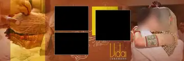 Dreamy Wedding Album 12x36 PSD with Lotus Design