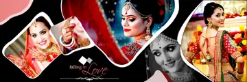 Dreamy Wedding Album 12x36 PSD with Peacock Art