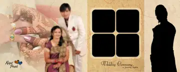 Dreamy Wedding Photo Album 12x30 PSD with Royal Arch