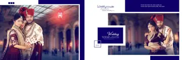 Elegant Bokeh Lights Pre-Wedding Album 12x36 PSD