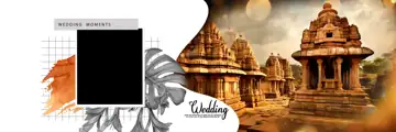 Elegant & Dreamy Wedding Album 12x36 PSD with Royal Arch