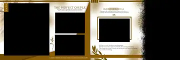 Elegant & Fresh Wedding Album 12x36 PSD with Brush Strokes