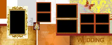 Elegant Photo Album 12x30 PSD – Pastel Clouds