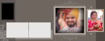 Elegant Photo Album 14x36 PSD for Wedding – Kolam Pattern