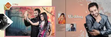 Elegant & Royal Wedding Album 12x36 PSD with Mandala Art
