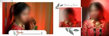 Elegant & Timeless Wedding Album 12x36 PSD with Watercolour Splash