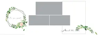 Elegant & Vibrant Wedding Album 12x36 PSD with Brush Strokes