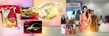 Engagement Wedding Album 12x36 PSD – Cinematic Bokeh Lights Design