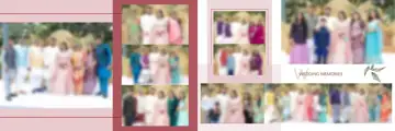 Engagement Wedding Album 12x36 PSD – Fresh Bokeh Lights Design