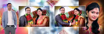 Engagement Wedding Album 12x36 PSD – Soft Pastel Temple Motif Design
