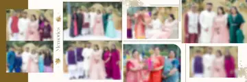 Engagement Wedding Album 12x36 PSD – Vibrant Glitter Accents Design