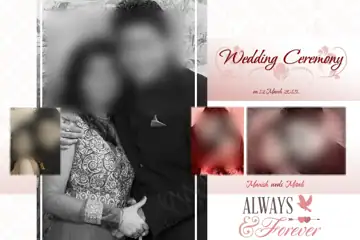 Floral Album Cover PSD for Wedding – Kolam Pattern