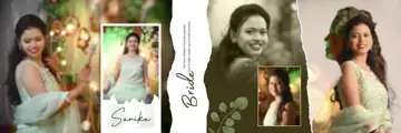 Floral & Grand Wedding Album 12x36 PSD with Mandala Art