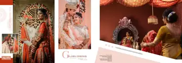 Floral & Soft Pastel Wedding Album 12x36 PSD with Kolam Pattern