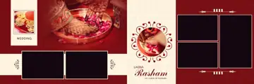 Floral Wedding Album 12x36 PSD – Brush Strokes