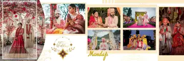 Floral Wedding Album 12x36 PSD for Karizma – Damask Texture