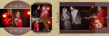 Floral Wedding Album 12x36 PSD with Mandala Art