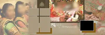 Floral Wedding Album 12x36 PSD with Silk Texture