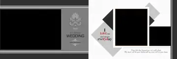 Free Artistic Indian Wedding Album 12x36 PSD – Gold Frame