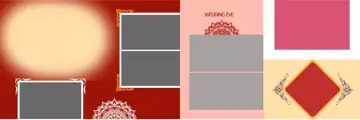 Free Artistic Indian Wedding Album 12x36 PSD – Rose Petals