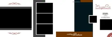 Free Artistic Wedding Album 12x36 PSD – Mandala Art
