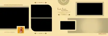 Free Bright Wedding Album 12x36 PSD – Kolam Pattern