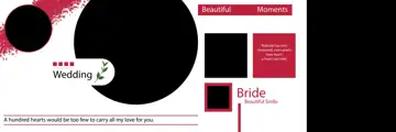 Free Bright Wedding Album 12x36 PSD – Watercolour Splash
