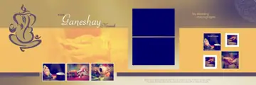 Free Cinematic Karizma Wedding Album 12x36 PSD – Gold Frame