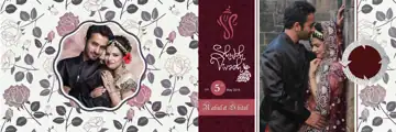 Free Cinematic Karizma Wedding Album 12x36 PSD – Watercolour Splash