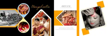 Free Cinematic Wedding Album 12x36 PSD – Vintage Frame