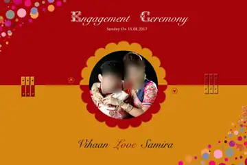 Free Cinematic Wedding Album Cover PSD – Rose Petals