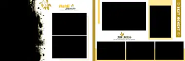 Free Classic Haldi Wedding Album 12x36 PSD – Peacock Art
