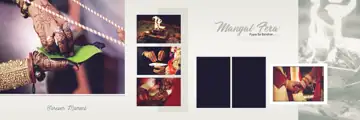 Free Classic Indian Wedding Album 12x36 PSD – Damask Texture