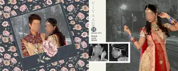 Free Dreamy Engagement Wedding Album 12x36 PSD – Watercolour Splash
