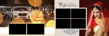 Free Elegant Indian Wedding Album 12x36 PSD – Royal Arch
