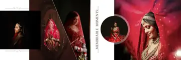 Free Elegant Wedding Album 12x36 PSD – Glitter Accents
