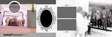 Free Floral Indian Wedding Album 12x36 PSD – Glitter Accents