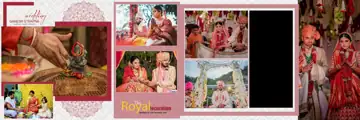 Free Floral Karizma Wedding Album 12x36 PSD – Temple Motif