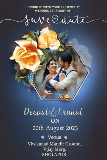 Free Fresh Wedding Invitation PSD – Peacock Art