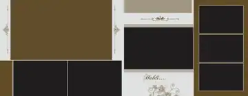 Free Fresh Wedding Photo Album 14x36 PSD – Lace Ornaments