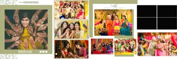 Free Golden Mehndi Wedding Album 12x36 PSD – Lotus Design