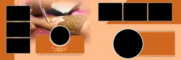 Free Golden Wedding Album 12x36 PSD – Temple Motif
