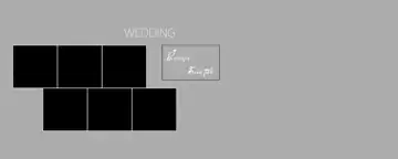 Free Golden Wedding Photo Album 12x30 PSD – Brush Strokes