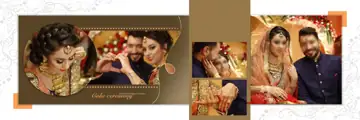 Free Graceful Wedding Album 12x36 PSD – Damask Texture