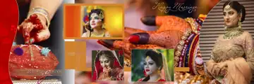 Free Luxury Indian Wedding Album 12x36 PSD – Watercolour Splash